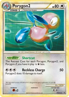 HGSS Black Star Promos Porygon2 Pokémon card